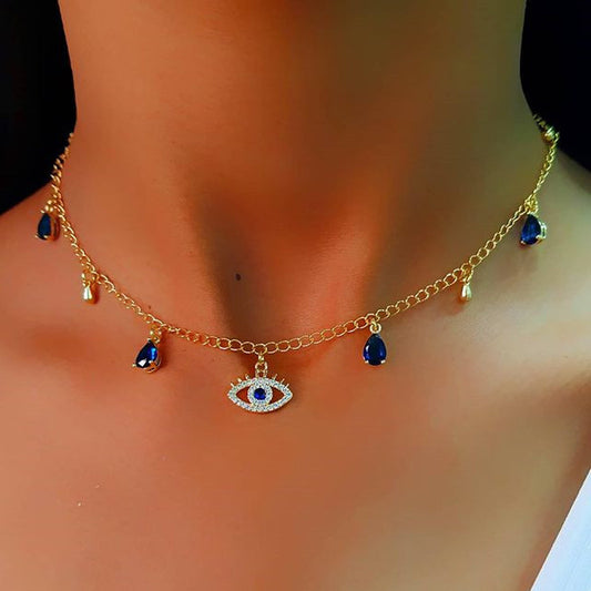 Nazar Necklace- 18K Gold Plated luxury