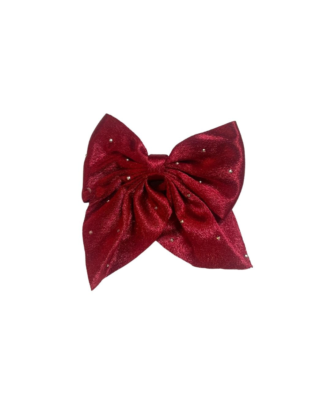 Satin Bow Clips: Set of 2