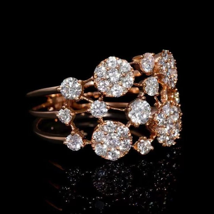 Celestial Charm CZ Cocktail Ring