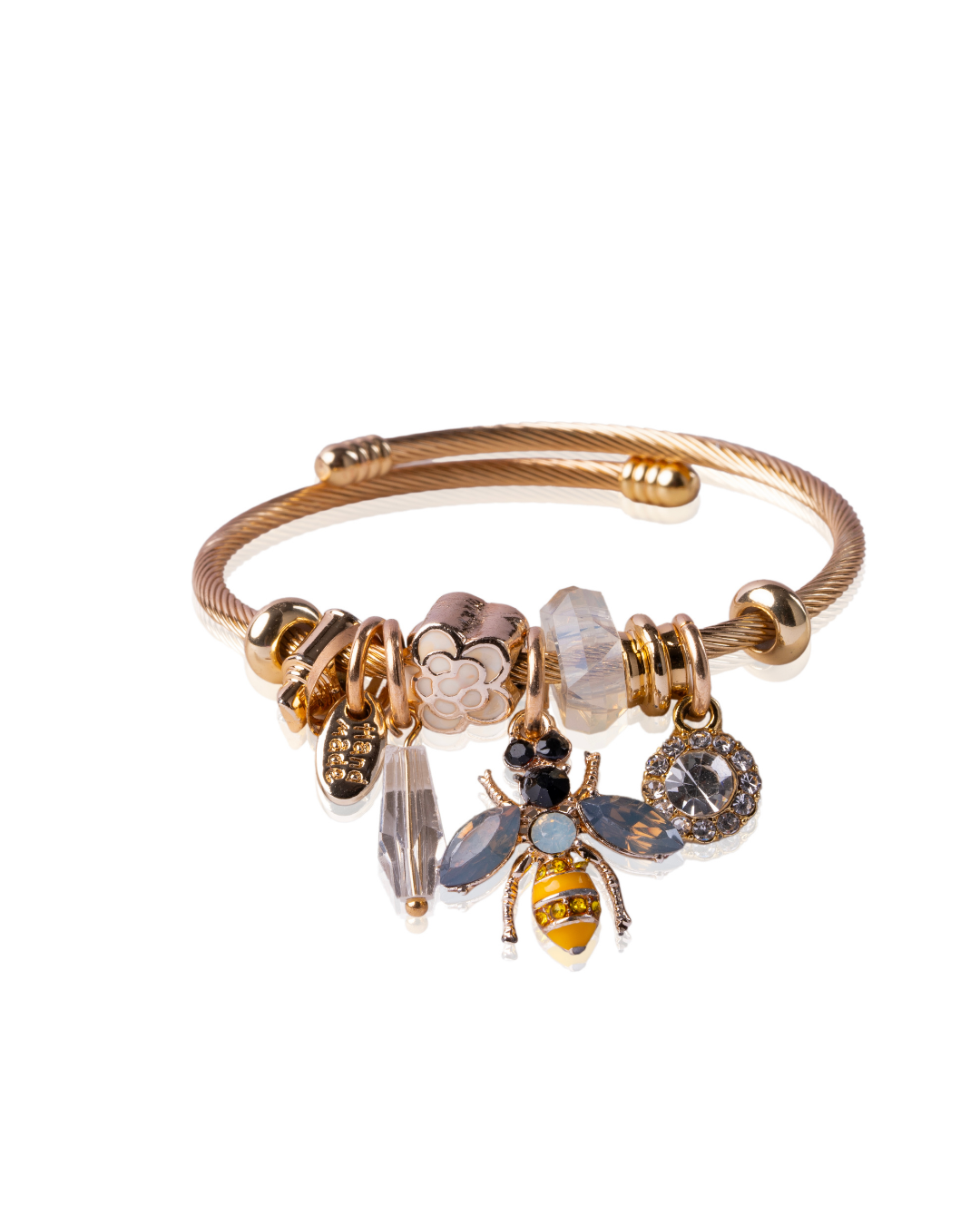 The Whimsy Charm Bracelet – Playful 18K Gold-Plated Charm Bracelet | Siiri Designer Jewelry Collection